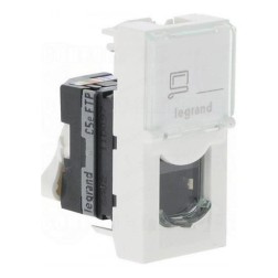 Розетка RJ45 Legrand Mosaic кат.5е FTP 1М 