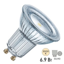 Лампа светодиодная Osram LED PAR16 80 6,9W/830 120° 575lm 220V GU10 