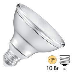 Лампа светодиодная Osram P PAR30 DIM 36° 10W (75W) 2700K 220V E27 1600cd L91x95mm LEDVANCE 