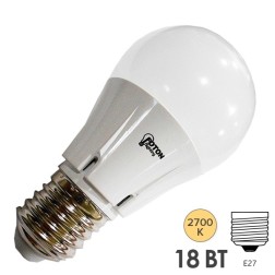 Лампа светодиодная FL-LED-A65 18W 2700К 1650lm 220V E27 теплый свет 