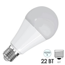 Лампа светодиодная FL-LED-A65 22W 4200К 2020lm 220V E27 белый свет 