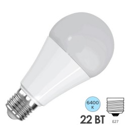 Лампа светодиодная FL-LED-A65 22W 6400К 2020lm 220V E27 холодный свет 