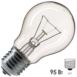 Лампа накаливания Osram CLASSIC A CL 95W E27 прозрачная (ЛОН) 