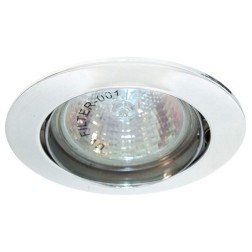 Светильник DL308 точечный MR16 G5.3/GU5.3 белый поворотный литой 