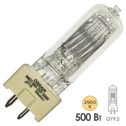 Лампа специальная галогенная Osram 64672 M/40 500W 230V GY9.5 2000h 2900K (6877P/GE 39621/S 0061733) 