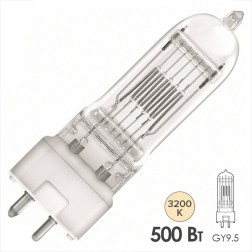 Лампа специальная галогенная Osram 64680 A1/244 500W 230V GY9.5 50h 3200K (PHILIPS 7389) 