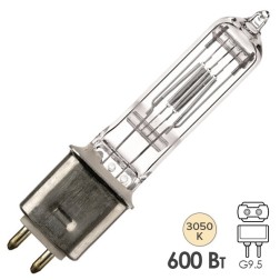 Лампа специальная галогенная Osram 64716 GKV 600W 230V G9.5 250h 3050K (PHILIPS 6986P; GE 39739) 