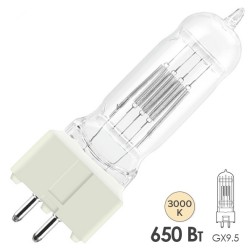 Лампа специальная галогенная Osram 64719 T/12 650W 230V GX9.5 750h 3000K (PHILIPS 6998P) 