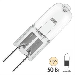 Лампа специальная галогенная Osram 64611 HLX 50W 12V G6.35 100h 