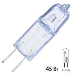 Лампа специальная галогенная Osram 64321 J1/57 45W 6.6A G6.35 (для аэропортов/аэродромов) 