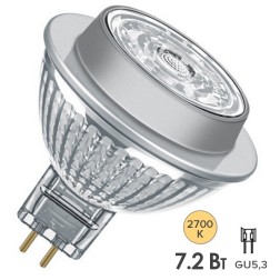 Лампа светодиодная Osram LED PARATHOM MR16 7.2W/827 (50W) 12V 36° GU5.3 