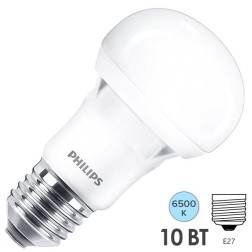 Лампа светодиодная Philips LEDBulb A60 10W 6500K 220V E27 710lm HV ECO 