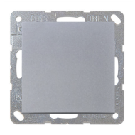 Промежуточный переключатель (перекрестный) Simon Simon 15 Алюминий (в сборе) 