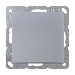 Промежуточный переключатель (перекрестный) Simon Simon 15 Алюминий (в сборе) 