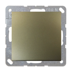 Промежуточный переключатель (перекрестный) Simon Simon 15 Шампань (в сборе) 