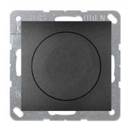 Светорегулятор поворотный 500 Вт Simon Simon 15 Графит (в сборе) 