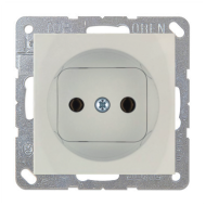 Розетка без заземления Simon Simon 15 Слоновая кость (в сборе) 