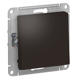 Одноклавишный выключатель 10А SE AtlasDesign, мокко [уп 10 шт] 