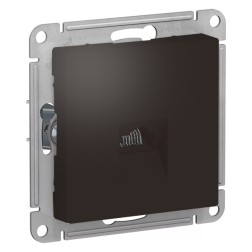 Розетка компьютерная RJ45 кат 5Е SE AtlasDesign, мокко [уп 5 шт] 