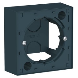 Коробка 1 пост для накладного монтажа SE AtlasDesign, изумруд 