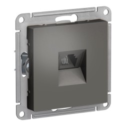 Розетка телефонная RJ11 SE AtlasDesign, сталь 