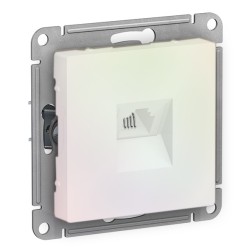 Розетка телефонная RJ11 SE AtlasDesign, жемчуг [уп 5 шт] 