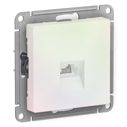 Розетка компьютерная RJ45 кат 5Е SE AtlasDesign, жемчуг [уп 5 шт] 