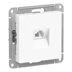Розетка телефонная RJ11 SE AtlasDesign, белый [уп 5 шт] 
