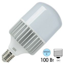 Лампа светодиодная HP 100Вт 230В 6500К E40 136x272mm IEK 