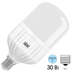 Лампа светодиодная HP 30Вт 230В 6500К E27 184x100mm IEK 526530 