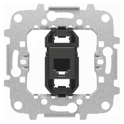 Механизм телекоммуникационной розетки на 2, 4 и 6 контактов RJ12  АВВ Sky/Skymoon (8117) 