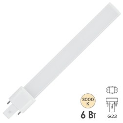 Лампа светодиодная OSRAM DULUX S11LED EM 6W/830 230V G23 630Lm L237x33mm 