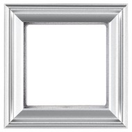 Рамка 1-ая для вертикальной и горизонтальной установки Jung ECO Profi Deco Алюминий