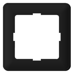 Рамка 1 пост SE W59, черный бархат 