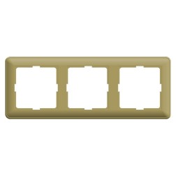 Рамка 3 поста SE W59, шампань 