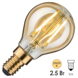 Лампа филаментная светодиодная Paulmann LED Vintage 2,5W 2600K E14 