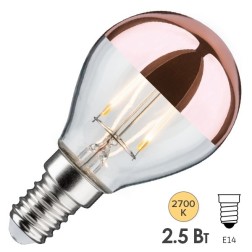 Лампа филаментная светодиодная Paulmann LED  2,5W 2700K E14 медное покрытие 