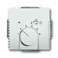 Терморегулятор для теплого пола с внешним датчиком ABB Future linear Белый бархат (в сборе) 