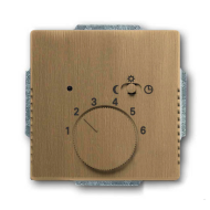 Терморегулятор для теплого пола с внешним датчиком ABB Династия Античная латунь (в сборе) 