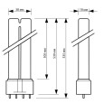 Лампа бактерицидная Philips TUV PL-L 55W HF 4P 2G11 специальная безозоновая 871150063379840 