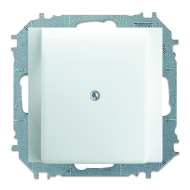 Вывод кабельный ABB Impuls Альпийский белый (в сборе) 