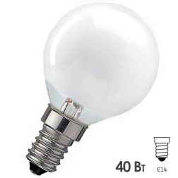 Лампа накаливания шарик Osram CLASSIC P FR 40W E14 матовая (ЛОН) 