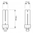 Лампа Philips MASTER PL-C 26W/840/4P G24q-3 холодно-белая 