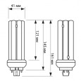 Лампа Philips MASTER PL-T 42W/830/4P GX24q-4 тепло-белая 