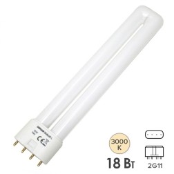 Лампа Osram Dulux L 18W/830 2G11 тепло-белая 