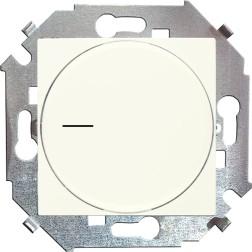Диммер трехпроводный поворотный для светодиодных регулируемых ламп 5-215Вт Simon 15, слоновая кость (бежевый) 