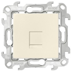 Розетка компьютерная RJ45 кат 5e UTP Simon 24 Harmonie, слоновая кость (бежевый) 