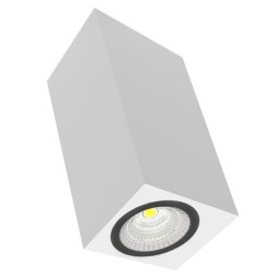 Светильник LED ВАРТОН DL-02 Cube накладной 100*110 12W 4000K 35° RAL9010 белый матовый 