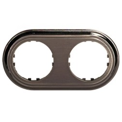 Рамка 2-постовая круглая Экопласт Vintage-Classic, бронза  Рамка 2-постовая круглая Экопласт Vintage-Classic, бронза