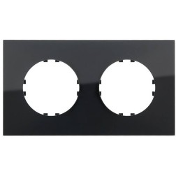 Рамка 2-постовая квадрат Экопласт Vintage-Quadro, черный  Рамка 2-постовая квадрат Экопласт Vintage-Quadro, черный